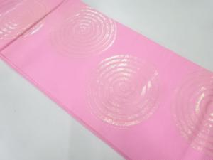 水輪模様織出し丸帯